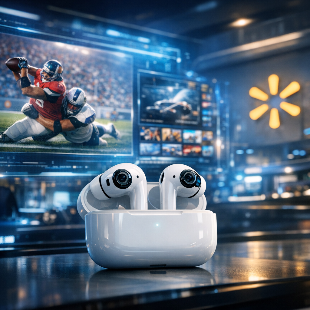 The Future of Technology: Apple's Innovative AirPods, Free Football Streaming, and Walmart's Digital Shift